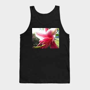 Stargazer Lily Photo Print Tank Top